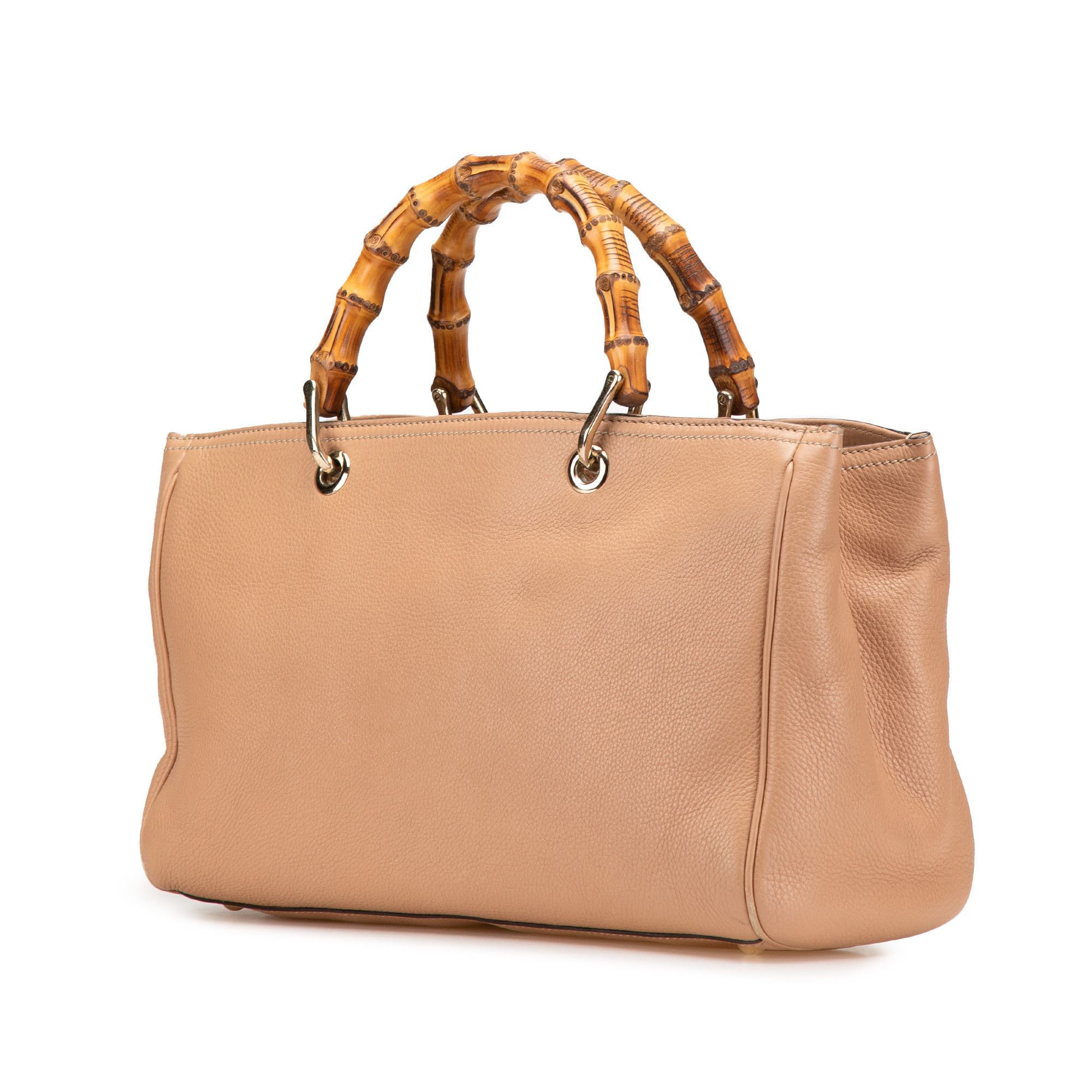 Gucci Gucci Medium Calfskin Bamboo Shopper Satchel Size ONE SIZE - 2 Thumbnail