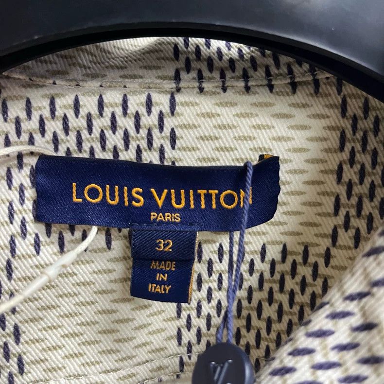 Louis Vuitton Louis Vuitton Pink Checkered Denim Jacket Size US M / EU 48-50 / 2 - 3 Thumbnail