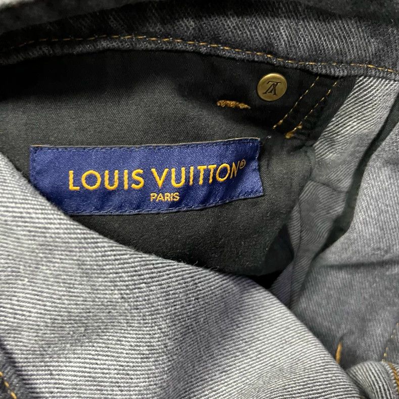 Louis Vuitton Louis Vuitton Black Logo Denim Pants Size US 30 / EU 46 - 5 Thumbnail