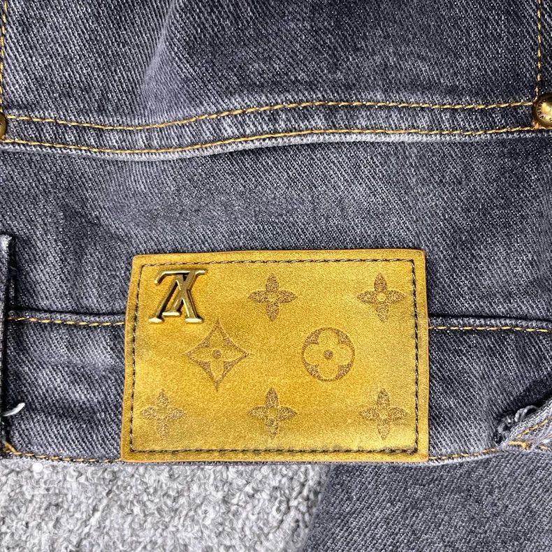 Louis Vuitton Louis Vuitton Black Logo Denim Pants Size US 30 / EU 46 - 4 Thumbnail