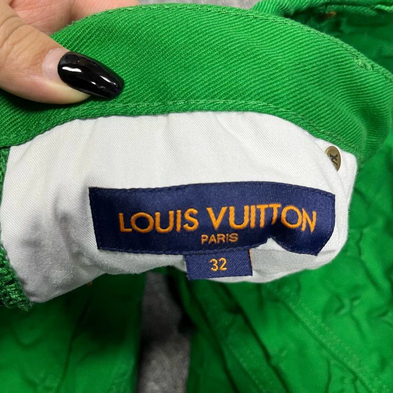 Louis Vuitton Louis Vuitton Green Cargo Denim Pants Size US 32 / EU 48 - 4 Thumbnail