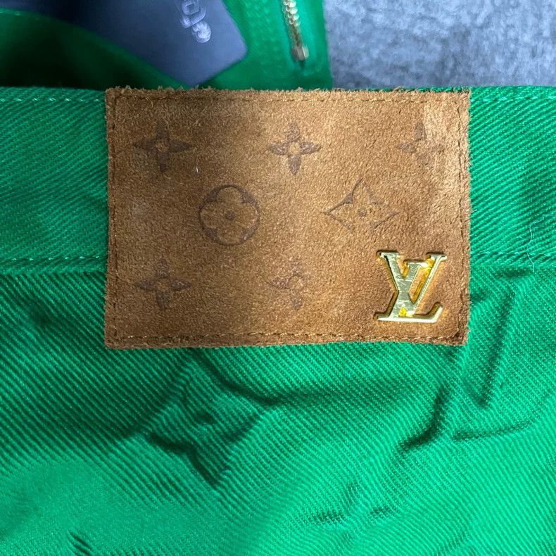 Louis Vuitton Louis Vuitton Green Cargo Denim Pants Size US 32 / EU 48 - 6 Thumbnail