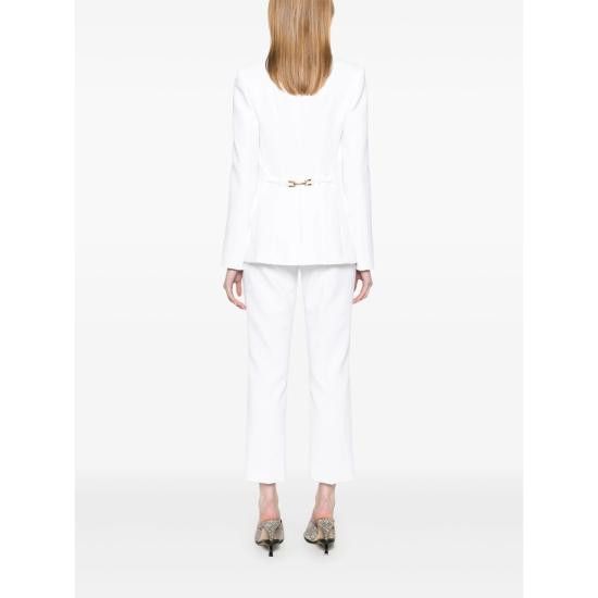 Elisabetta Franchi ELISABETTA FRANCHI Women Suit Set TP00151E2 360 WHITE Size L / US 10 / IT 46 - 5 Thumbnail