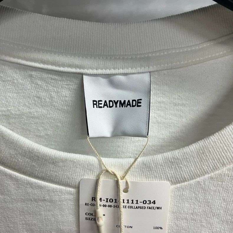 READYMADE White Smiley Face Print Casual Short Sleeve Shirt Size US L / EU 52-54 / 3 - 3 Thumbnail