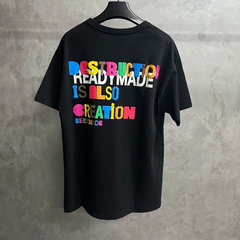 READYMADE Black Smiley Face Casual Round Neck Tee Size US XL / EU 56 / 4 - 5 Thumbnail