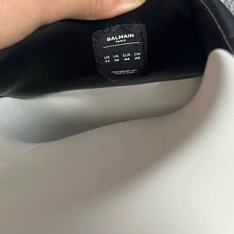 Balmain Balmain Black and White Fashion Slippers Size US 10 / EU 43 - 5 Thumbnail