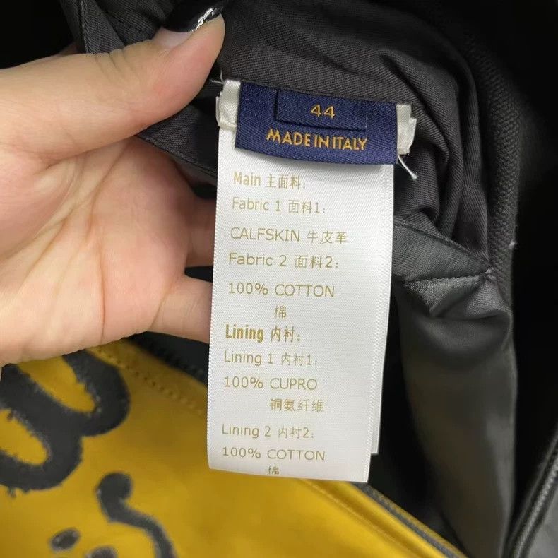 Louis Vuitton Louis Vuitton Black and Yellow Bomber Jacket Size US M / EU 48-50 / 2 - 3 Thumbnail