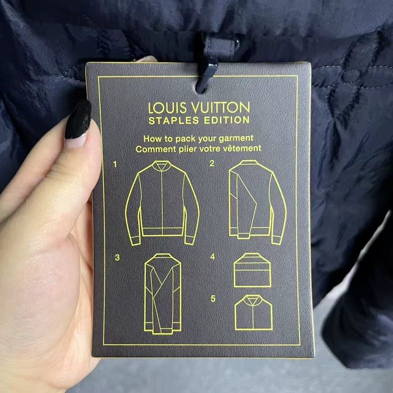 Louis Vuitton Louis Vuitton Blue Casual Cotton Jacket Size US XXL / EU 58 / 5 - 5 Thumbnail