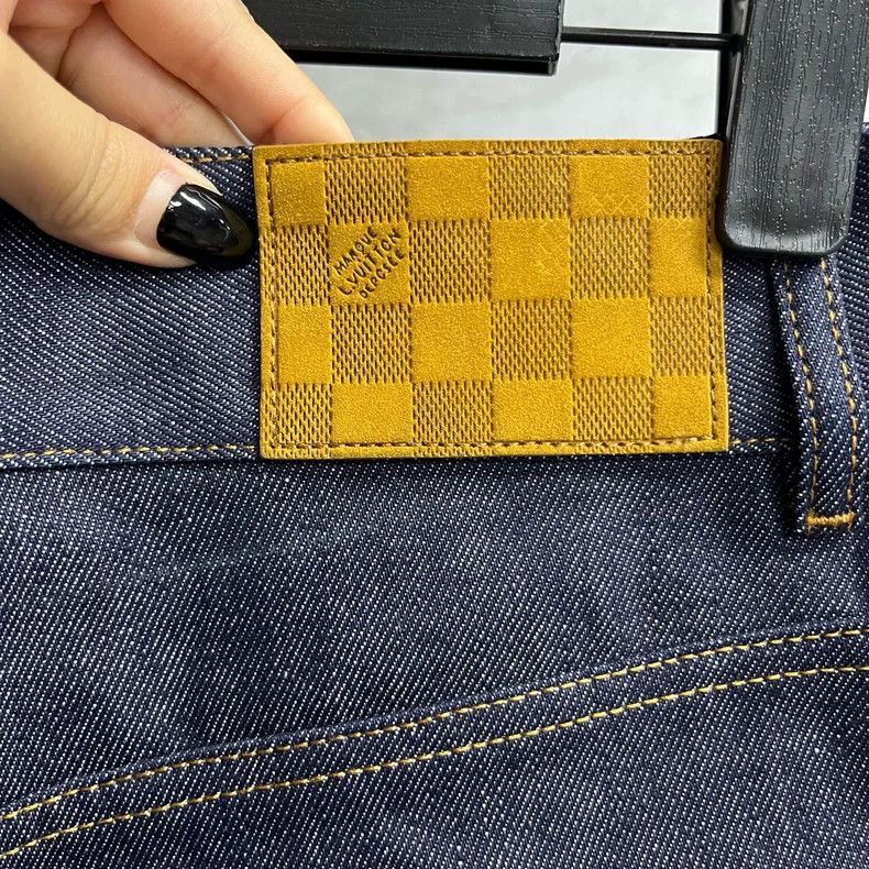 Louis Vuitton Louis Vuitton Blue Denim Flared Pants Size US 28 / EU 44 - 4 Thumbnail