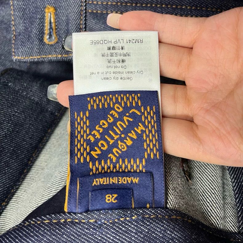 Louis Vuitton Louis Vuitton Blue Denim Flared Pants Size US 28 / EU 44 - 5 Thumbnail