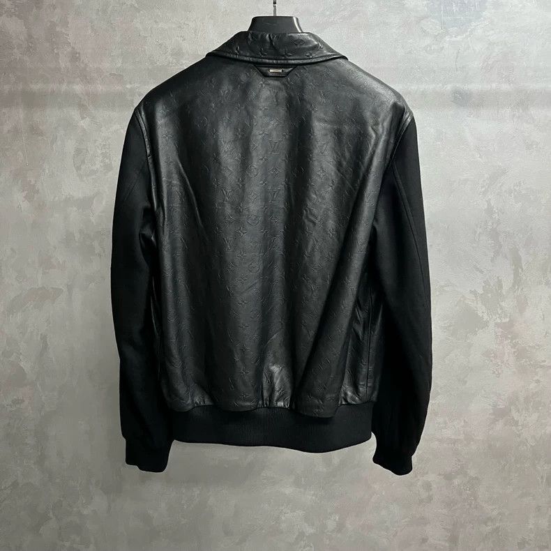 Louis Vuitton Louis Vuitton Black Zip Collar Long Sleeve Jacket Size US L / EU 52-54 / 3 - 5 Thumbnail