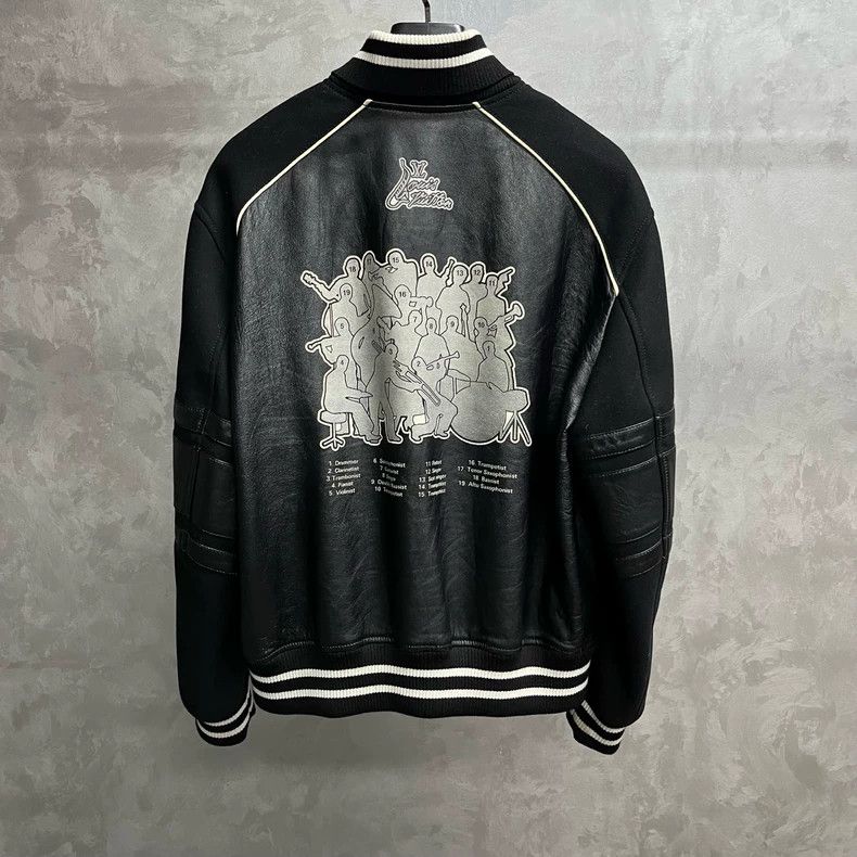 Louis Vuitton Louis Vuitton Black Letter Logo Varsity Jacket Size US L / EU 52-54 / 3 - 5 Thumbnail