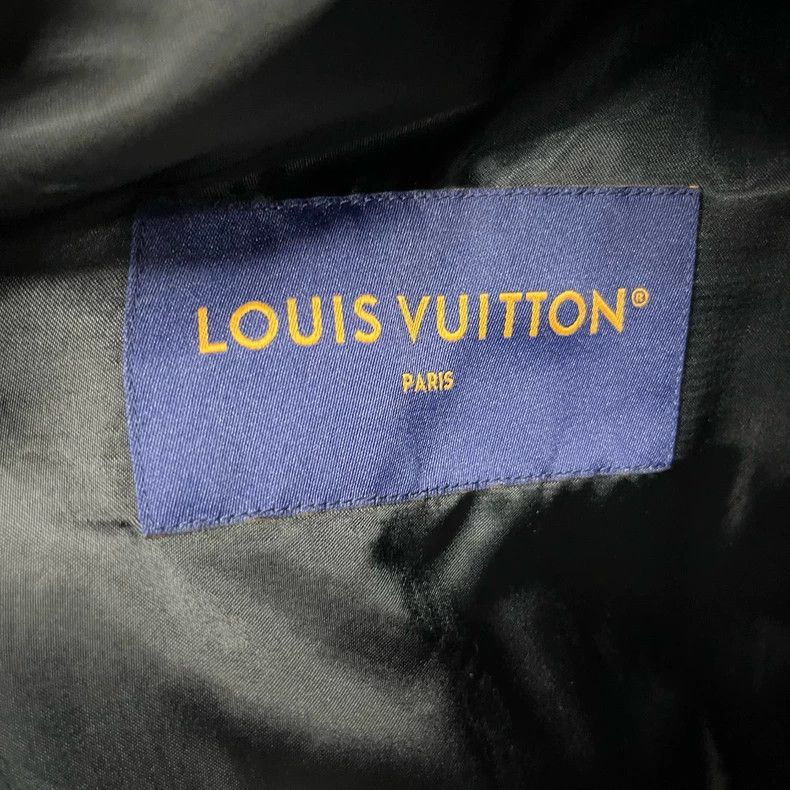 Louis Vuitton Louis Vuitton Black Letter Logo Varsity Jacket Size US L / EU 52-54 / 3 - 4 Thumbnail