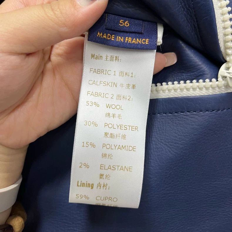 Louis Vuitton Louis Vuitton Blue Floral Letter Jacket Size US XXL / EU 58 / 5 - 3 Thumbnail