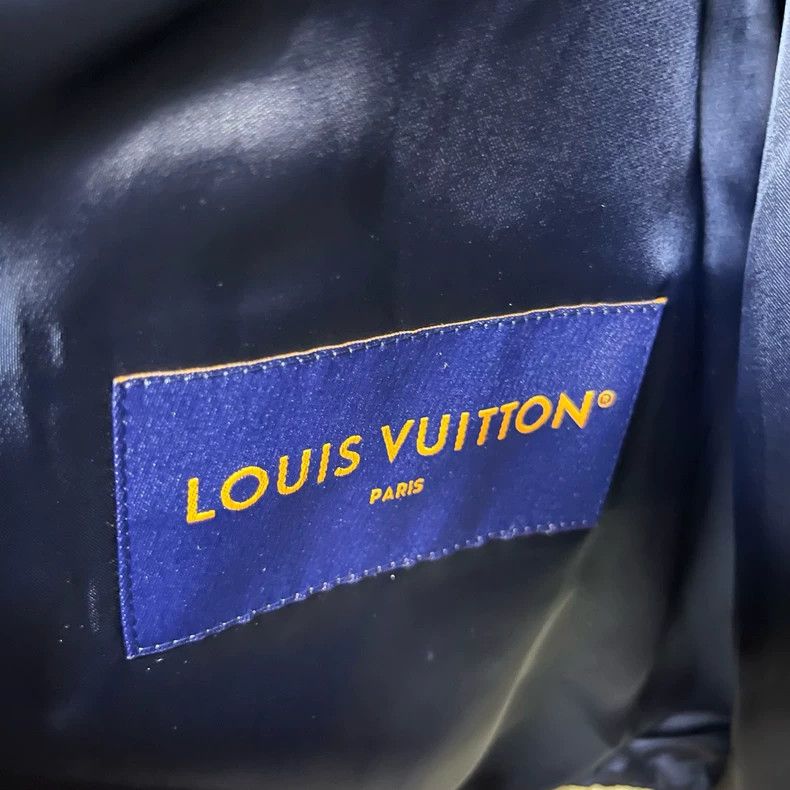Louis Vuitton Louis Vuitton Blue Floral Letter Jacket Size US XXL / EU 58 / 5 - 4 Thumbnail
