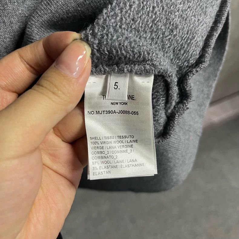 Thom Browne Thom Browne Gray Classic Hoodie with Pocket Size US M / EU 48-50 / 2 - 4 Thumbnail