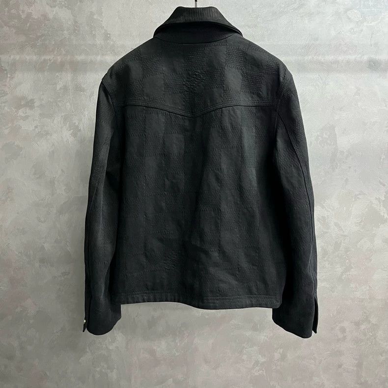 Louis Vuitton Louis Vuitton Black Patterned Long Sleeve Jacket Size US L / EU 52-54 / 3 - 5 Thumbnail