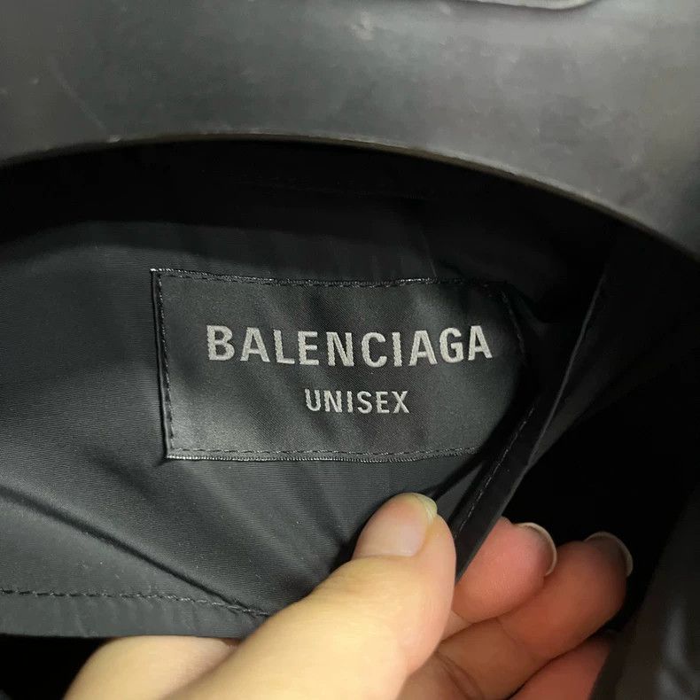 Balenciaga Balenciaga Black Logo Print Button Long Sleeve Size US S / EU 44-46 / 1 - 2 Thumbnail