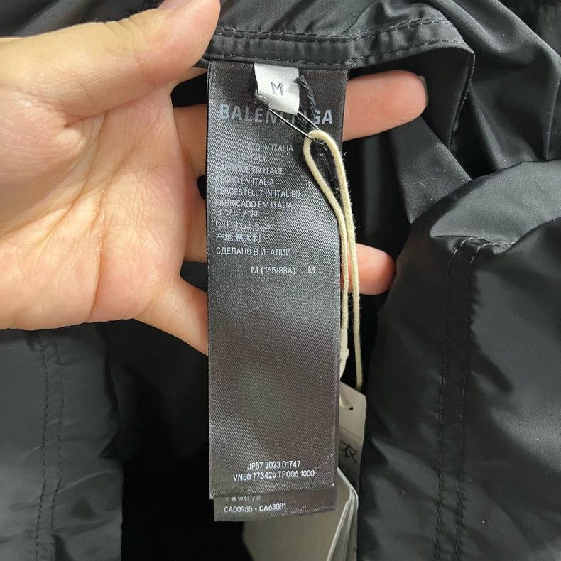 Balenciaga Balenciaga Black Logo Print Button Long Sleeve Size US S / EU 44-46 / 1 - 3 Thumbnail