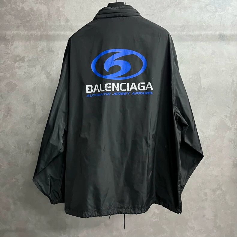 Balenciaga Balenciaga Black Logo Print Button Long Sleeve Size US S / EU 44-46 / 1 - 5 Thumbnail