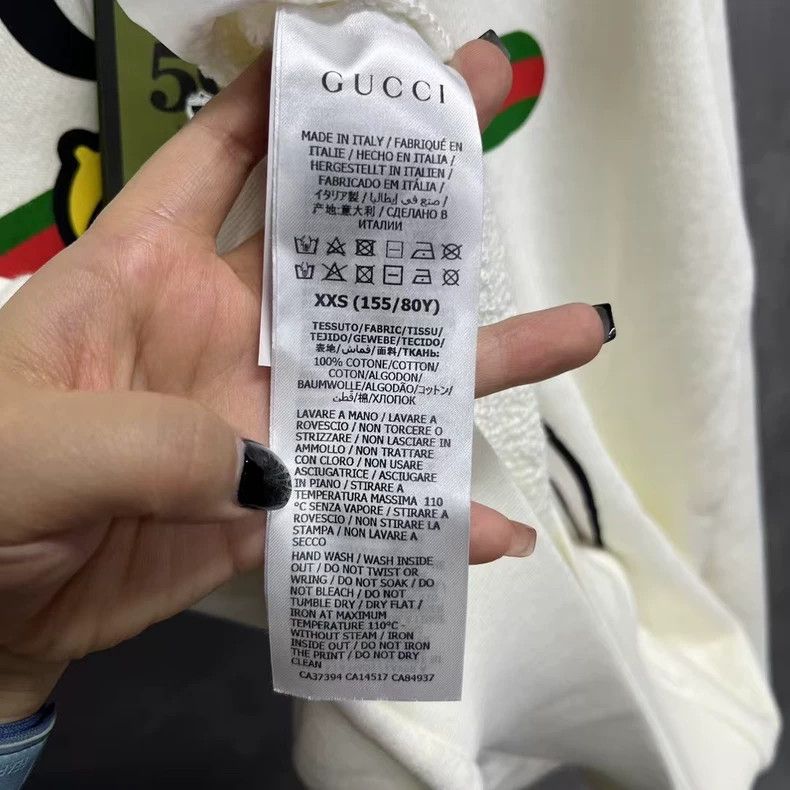 Gucci Gucci Ivory White Long Sleeve Sweatshirt Size US XXS / EU 40 - 3 Thumbnail