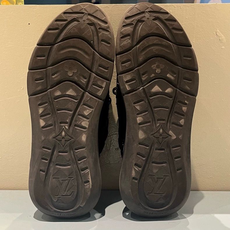 Louis Vuitton Louis Vuitton Black Low-Top Casual Sneakers Size US 8 / EU 41 - 6 Thumbnail