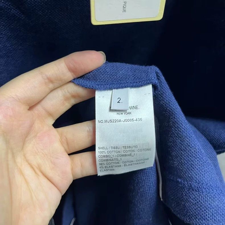 Thom Browne Thom Browne Blue Striped T-Shirt with Tags Size US S / EU 44-46 / 1 - 7 Thumbnail