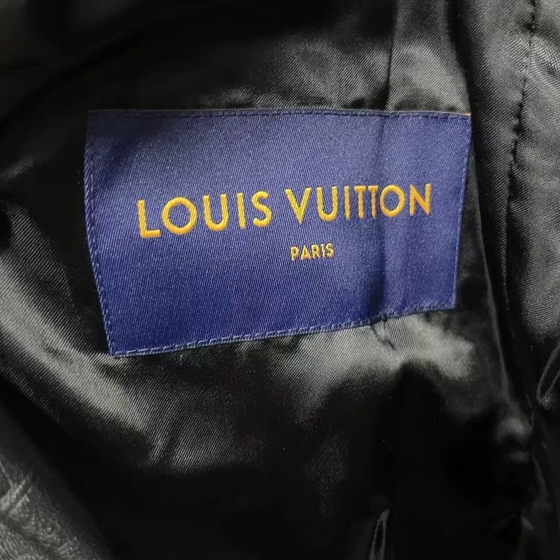 Louis Vuitton Louis Vuitton Black Leather Long Sleeve Jacket Size US L / EU 52-54 / 3 - 2 Thumbnail
