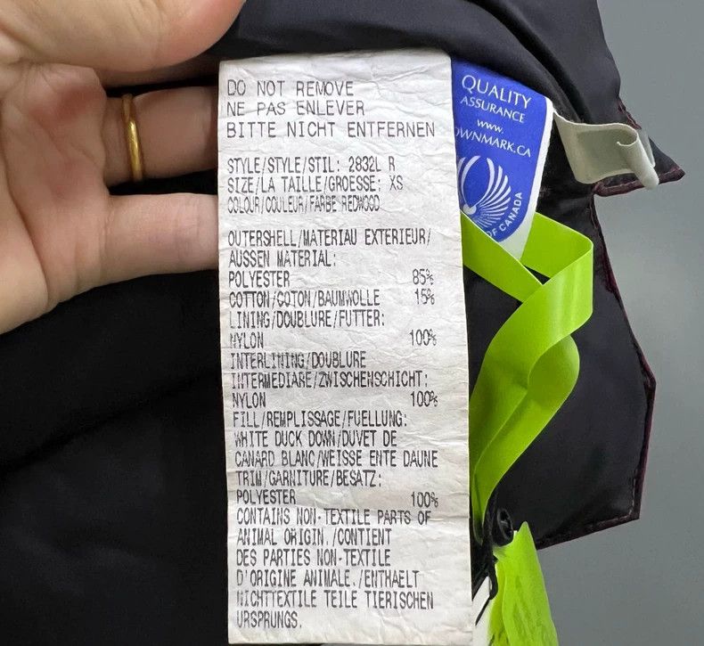 Canada Goose Canada Goose Red Logo Down Vest Size US XS / EU 42 / 0 - 5 Thumbnail