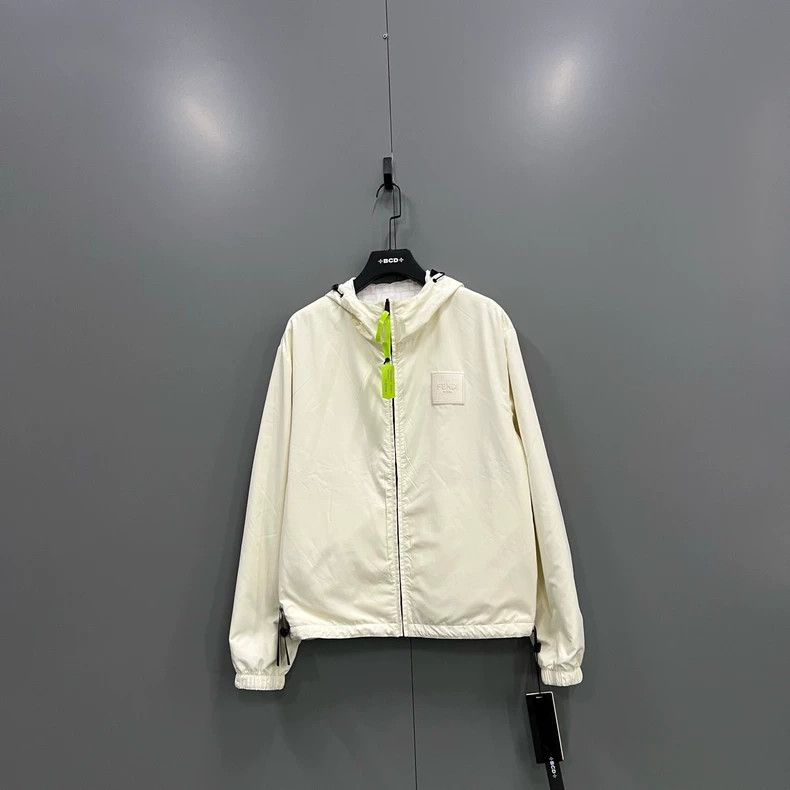 Fendi Fendi White Double F Reversible Jacket Size US L / EU 52-54 / 3 - 4 Thumbnail
