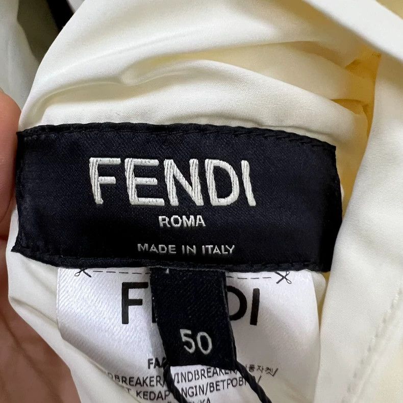 Fendi Fendi White Double F Reversible Jacket Size US L / EU 52-54 / 3 - 7 Thumbnail
