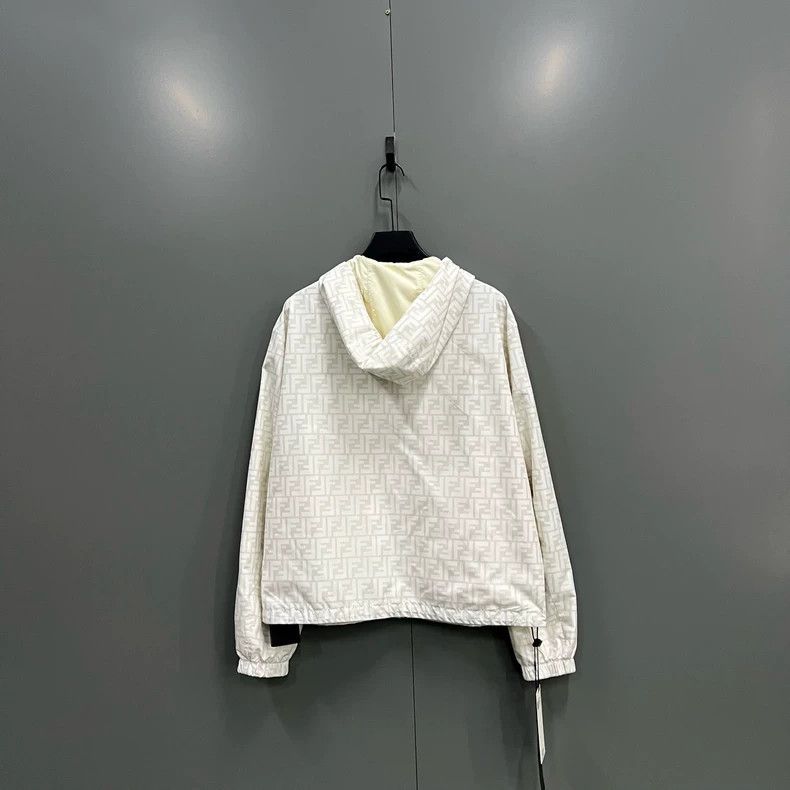 Fendi Fendi White Double F Reversible Jacket Size US L / EU 52-54 / 3 - 2 Thumbnail