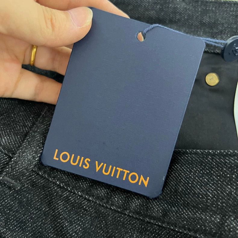 Louis Vuitton Louis Vuitton Butterfly Denim Pants Size 32 Size US 32 / EU 48 - 6 Thumbnail