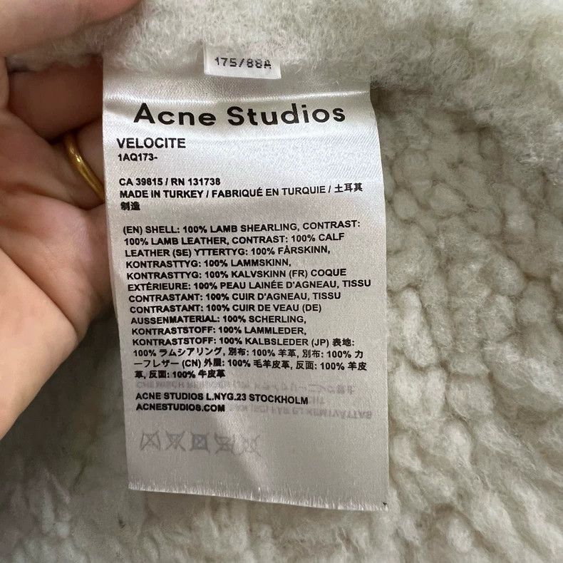Acne Studios Acne Studios Shearling Lined Leather Jacket Size US M / EU 48-50 / 2 - 3 Thumbnail
