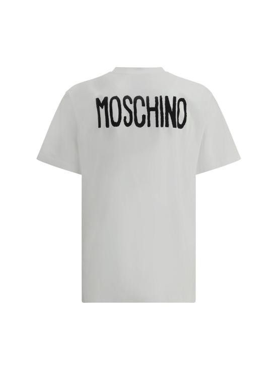 Moschino MOSCHINO Men T-Shirts 251ZZJ07160241 1001 WHITE Size US S / EU 44-46 / 1 - 2 Thumbnail