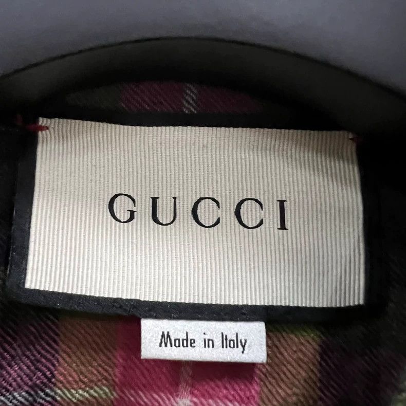 Gucci Gucci Plaid Floral Embroidery Shirt 46 Size Size US M / EU 48-50 / 2 - 5 Thumbnail