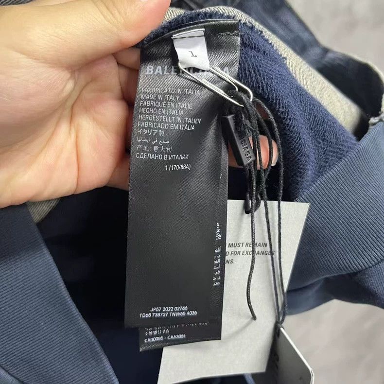 Balenciaga Blue Hooded Button-Up Jacket Size US M / EU 48-50 / 2 - 3 Thumbnail
