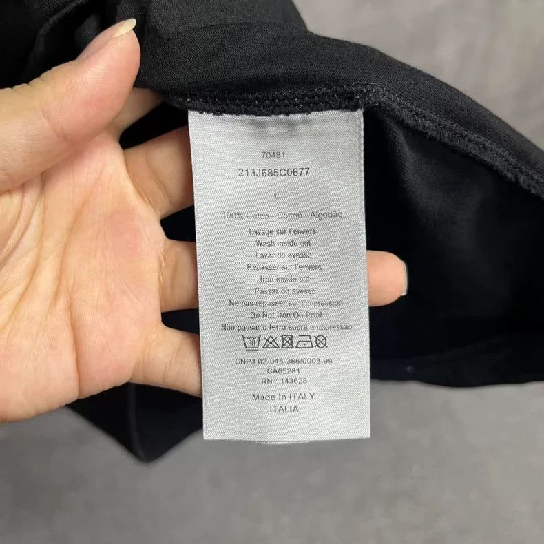 Dior Dior Black Graphic Short Sleeve T-Shirt Size US L / EU 52-54 / 3 - 4 Thumbnail