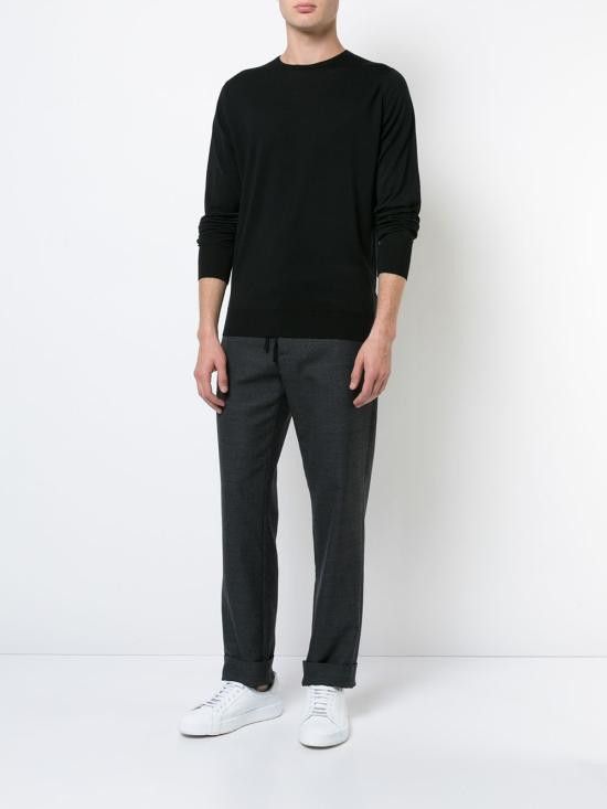 John Smedley JOHN SMEDLEY Men Sweater MARCUS BLACK Size US XXL / EU 58 / 5 - 2 Thumbnail