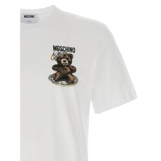 Moschino MOSCHINO Men T-Shirts 5241 V0721 1001 WHITE Size US S / EU 44-46 / 1 - 3 Thumbnail