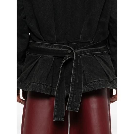 Haikure HAIKURE Women Denim Jackets HEW09119 DF174 L0893 BLACK Size S / US 4 / IT 40 - 5 Thumbnail