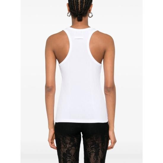 Jean Paul Gaultier JEAN PAUL GAULTIER Women Tops TO380 J014 01 WHITE Size M / US 6-8 / IT 42-44 - 2 Thumbnail