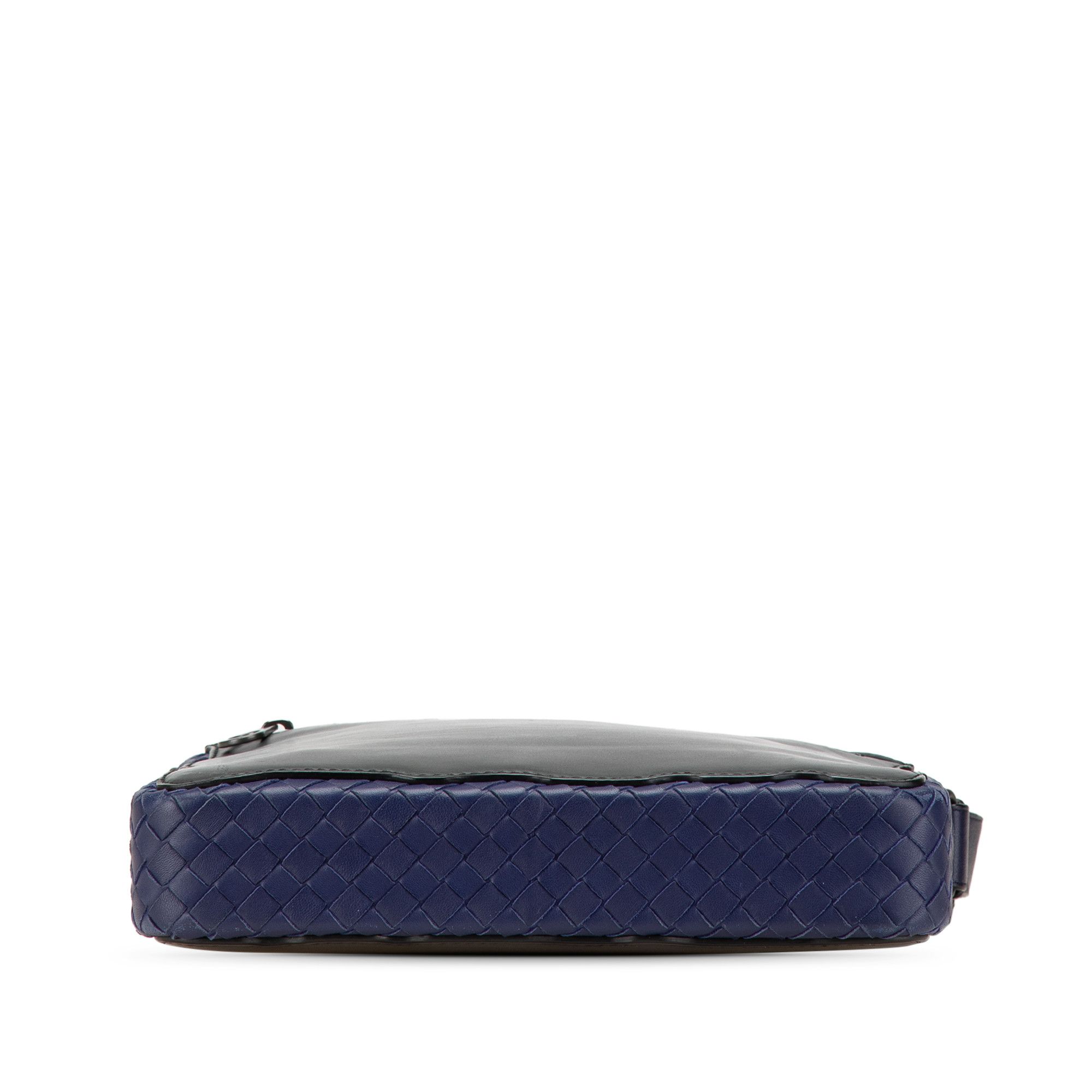 Bottega Veneta Bottega Veneta Intrecciato Trimmed Leather Crossbody Size ONE SIZE - 3 Thumbnail