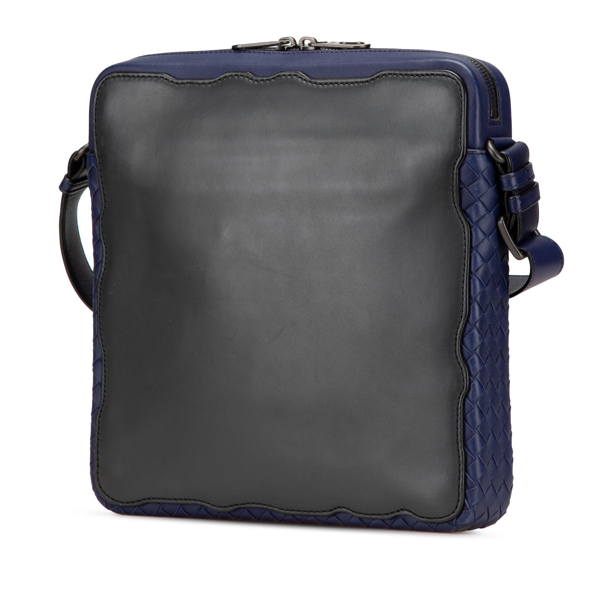 Bottega Veneta Bottega Veneta Intrecciato Trimmed Leather Crossbody Size ONE SIZE - 2 Thumbnail