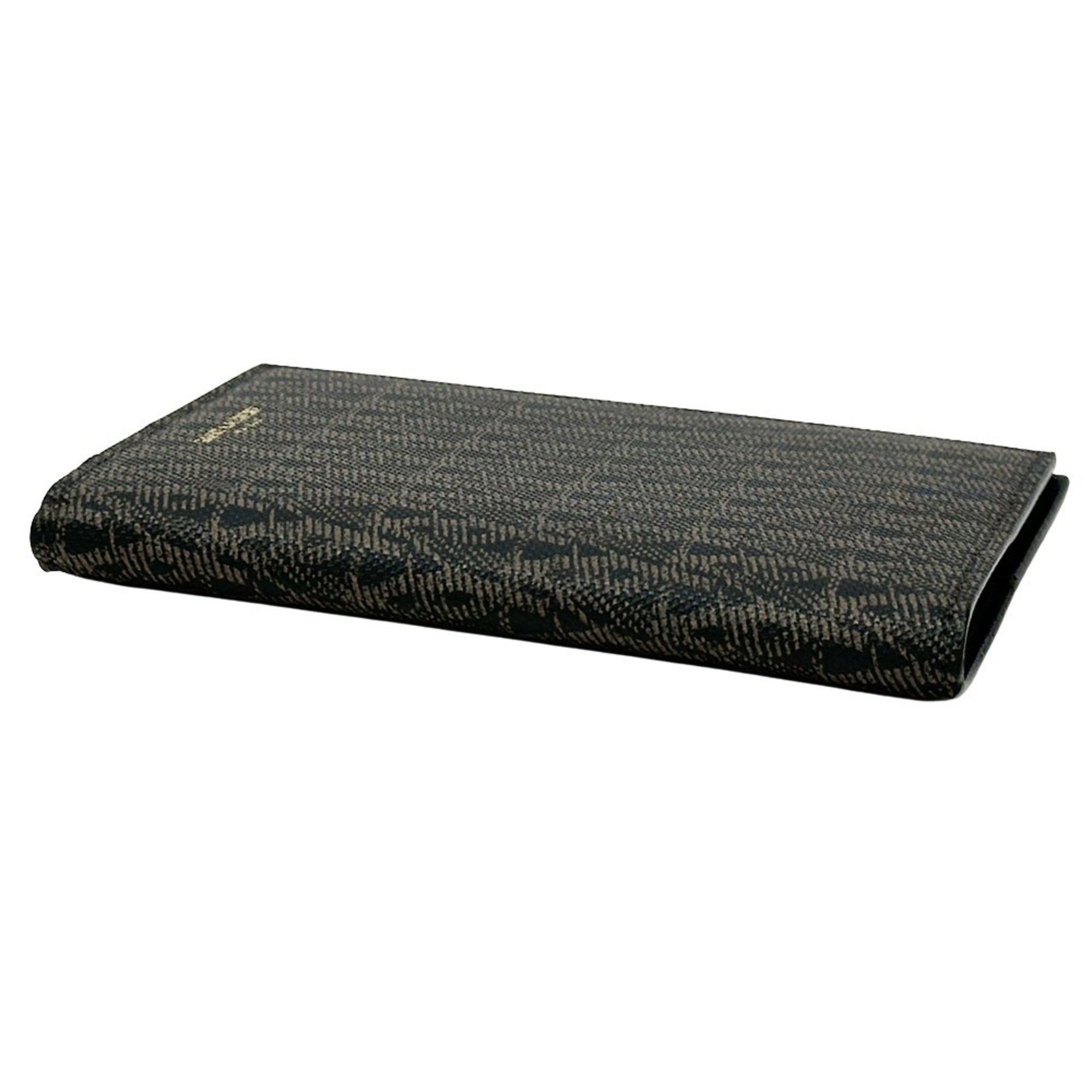 Yves Saint Laurent Yves Saint Laurent Saint Laurent SAINT LAURENT Notebook Cover for Women and Men, PVC, Brown, Black, Dark Passport Case, Mini Size ONE SIZE - 4 Thumbnail