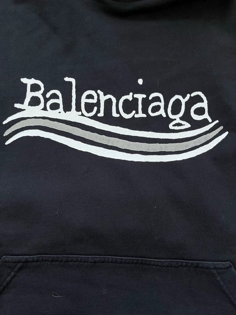 Balenciaga Balenciaga Color Logo Print Pullover Hoodie Size US M / EU 48-50 / 2 - 4 Thumbnail