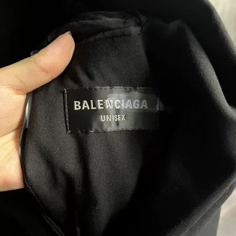 Balenciaga Balenciaga Black Graffiti Print Blazer Jacket Size US S / EU 44-46 / 1 - 3 Thumbnail