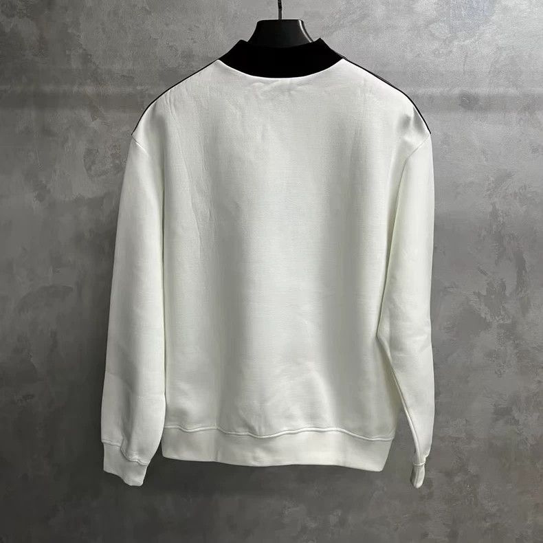Louis Vuitton Louis Vuitton White Logo Long Sleeve Sweatshirt Size US L / EU 52-54 / 3 - 2 Thumbnail