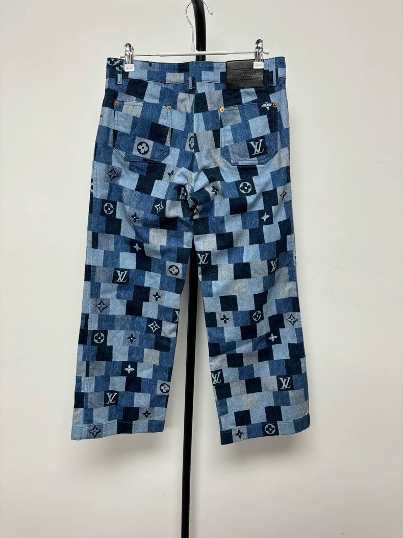 Louis Vuitton Louis Vuitton Color Block Denim Pants Blue Size US 36 / EU 52 - 2 Thumbnail