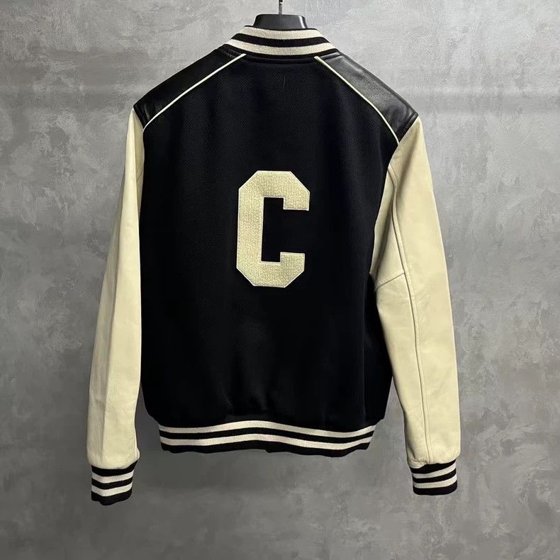 Celine Celine Black Logo Baseball Jacket Size US L / EU 52-54 / 3 - 2 Thumbnail